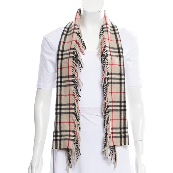 Burberry Fringe Scarf - Picture 1 of 3